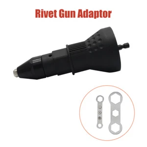 Nietpistolen adapter Insert Electric Rivet Nut Gun Tool Drill Kit schwarz - Picture 1 of 8