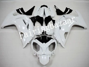 Fit for 2012-2016 Ninja 650 ER 6F Gloss White ABS Injection Fairing Kit - Picture 1 of 6