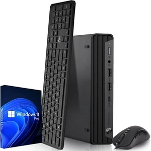HP G6 Tiny PC Intel i5-10th 16GB 512GB NVMe Wireless KB Wbudowany Wi-Fi Windows11 - Zdjęcie 1 z 8