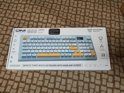 Wireless Keyboard Creamy Membrane with Rainbow Backlight,3-Mode Green white  - Image 1 of 3