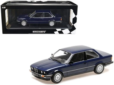BMW 323i 1982 modelo de coche diecast Saturn Blue 1/18 de Minichamps Foto 1 de 2