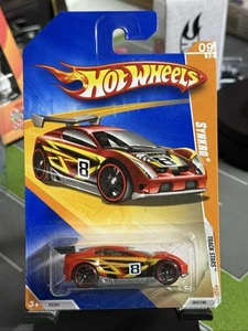 2009 Hot Wheels Synkro Track Stars Red #8 Diecast Car 063/190 Mattel - Picture 1 of 1