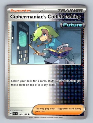 Ciphermaniac's Codebreaking - 145/162 Uncommon SV05: Temporal Forces - NM - Image 1 of 2