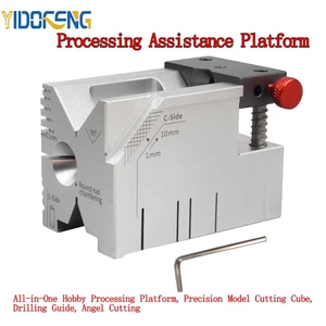 Plataforma de procesamiento, cubo de corte modelo de precisión, guía de perforación, corte de ángel - Imagen 1 de 10