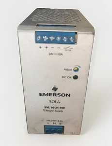SOLA/EMERSON Power Supply  SVL 10-24-100. FREE SHIPPING!    AH - Picture 1 of 4
