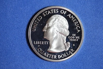 2000 S VIRGINIA SILVER PROOF STATEHOOD WASHINGTON QUARTER #K57312 - Image 1 of 2