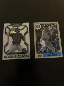 2022 Cal Raleigh 2 Card Rookie Lot Seattle Mariners RC - Bild 1 von 2
