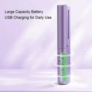 Wireless Hair Straightener USB Charging Compact Travel Flat Iron - Picture 1 of 24