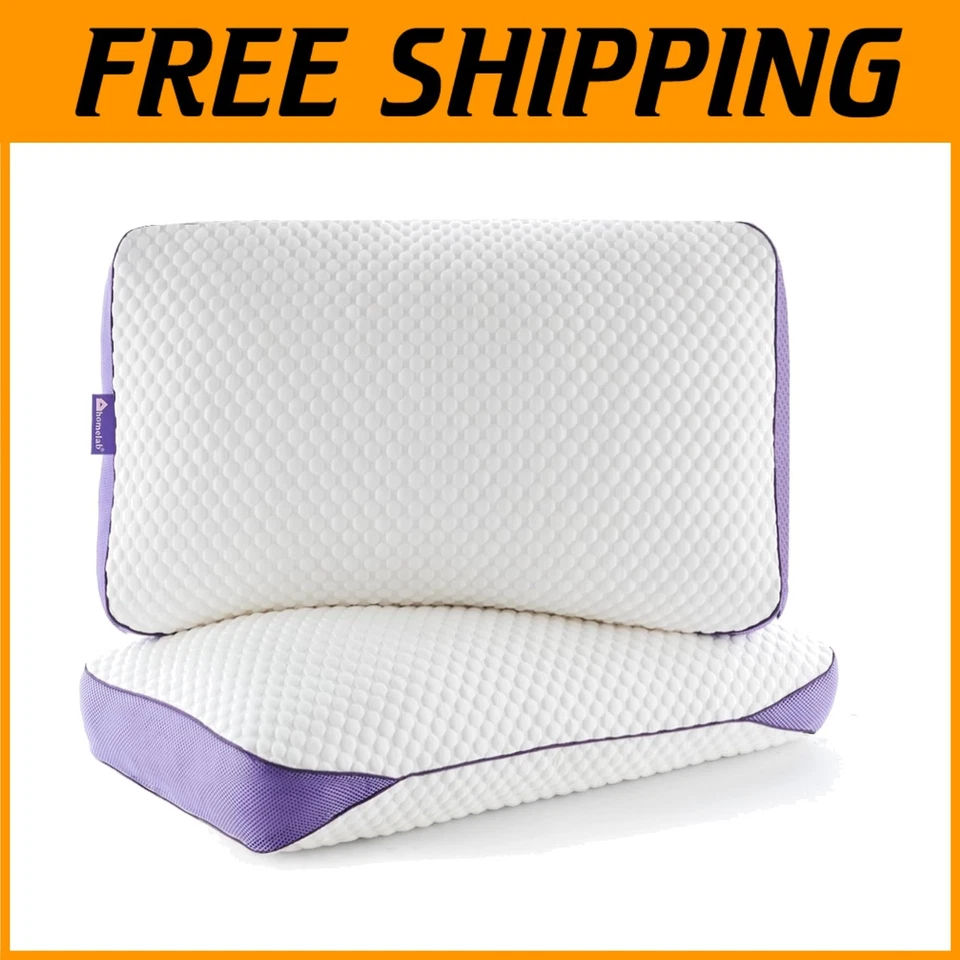 Adjustable Shredded Foam Pillows with Removable Cover - Image 1 of 4