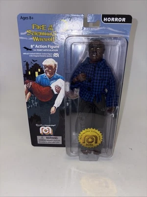 Mego Face of the Screaming Werewolf 8" Action Figure Lon Chaney NEW Crease Read - Image 1 of 3