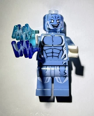 Lego Electro Minifigura Trans-Blue Head Marvel Ultimate Spider-Man 76014 sh0105 Foto 1 de 2