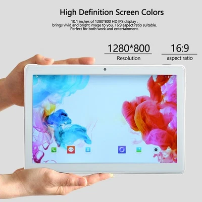 UK Plug 10.1in Tablet Dual SIM For Android9.0 Octa Core RAM 4GB ROM 64GB Blu HOT - Bild 1 von 4