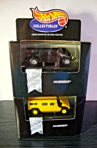Hot Wheels 100% Cool Collectibles Black Box Hummer H1 Wagon (2 car lot) - Picture 1 of 16