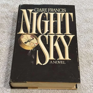Vintage 1983 Night Sky By Clare Francis Hardcover Novel Book Club Edition - Picture 1 of 4