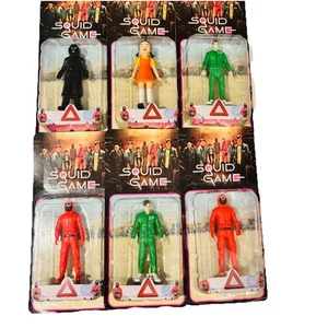 5 PIEZAS JUEGO CALAMAR FIGURAS DE ACCIÓN JUGUETES Para Niños - Imagen 1 de 5