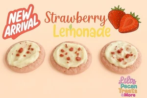 Erdbeer Limonade Cookies - Bild 1 von 6