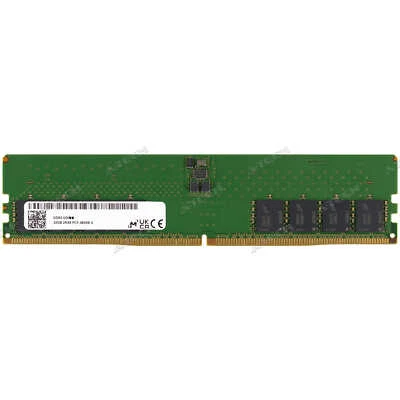 Micron 32GB 2Rx8 PC5-4800 DIMM DDR5-38400 288-Pin Non-ECC Desktop Memory RAM 1x - Image 1 of 4