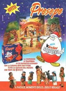 Kinder Sorpresa Presepe Pubblicità 1998 Italian Magazine Advertising 19x14 - Picture 1 of 1