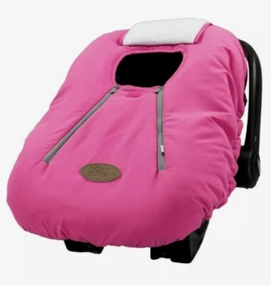 baby car seat cover canopy  fit most infant car seat headband polka dots fabric - Image 1 of 4