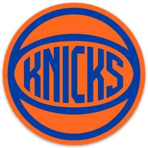 New York Knicks Name Logo Type Die-cut Round FRIDGE MAGNET - Picture 1 of 1