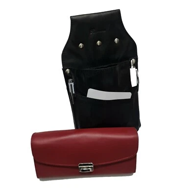 Real Leather Waiter Holster + Wallet Kellnerbedienung Pocket - Image 1 of 4