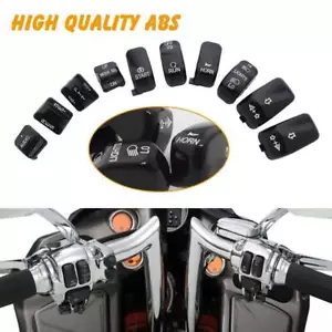Handle Bar Control Switch Housing Caps For Harley Touring FLHTCU/ FLHTK 1996-13 - Picture 1 of 18