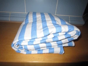 CUCA Babytragetuch Tragetuch extra lang blau-weiß Bauch-Wickel-Trage stabil 68x - Bild 1 von 6