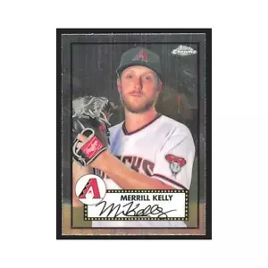2021 Topps Chrome Merrill Kelly Diamondbacks #372 - Picture 1 of 3