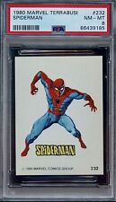 1980 Marvel Terrabusi #232 Spider-Man PSA 8 🔥RARE🔥