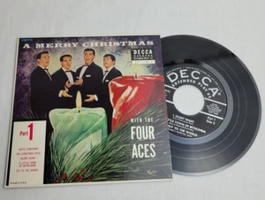 The Four Aces A Merry Christmas White Christmas Decca Extended Play 45 RPM - Picture 1 of 7
