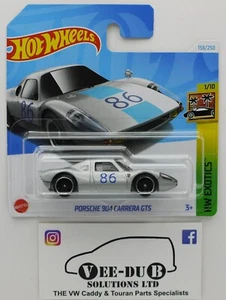 Hot Wheels Porsche 904 Carrera GTS Silver Hotwheels Short Card 2024 HRY73 NEW - Picture 1 of 1