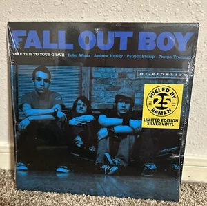 *SEALED* Fall Out Boy "Take This To Your Grave" silver vinyl record LP! - Picture 1 of 4