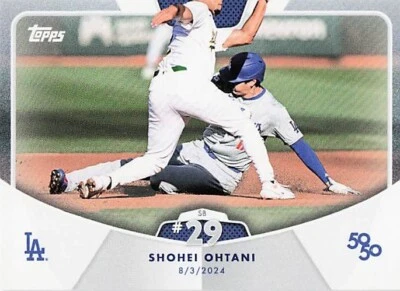 2024 Topps 50/50: Shohei Ohtani - Shohei Ohtani #62 SB#29 - Image 1 of 2