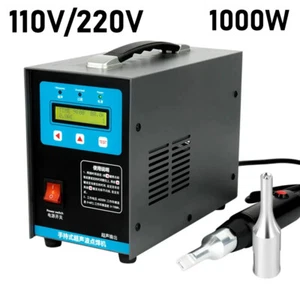 Ultraschall Kunststoff Schweißgerät Punktschweißgerät mit 2 * Schweißköpfen 110V/220V - Bild 1 von 12