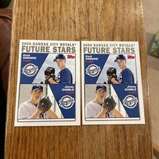 (2) 2004 Topps Kansas City Royals Future Stars Zack Greinke/Jimmy Gobble #330 RC