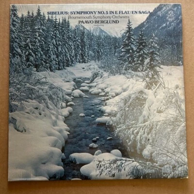 SEALED PAAVO BERGLUND Sibelius: symphony No. 5 in f flat en saga ANGEL MINT LP - Image 1 of 4