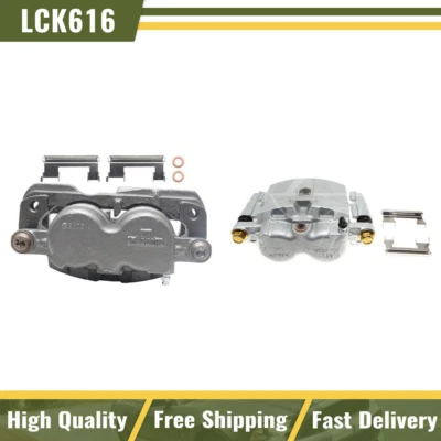 Rear Coated Brake Calipers & Bracket For 2001-2006 Chevrolet Silverado 1500 HD - Image 1 of 4