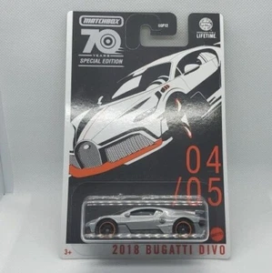 Matchbox - Bugatti Divo 70 Years Special Edition 04/05 2018 Silver 2023 - Picture 1 of 5