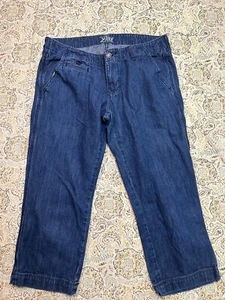 Old Navy Womens Sz 6 The Diva Regular Capris Low Rise Ladies Casual Jeans Blue - Picture 1 of 10