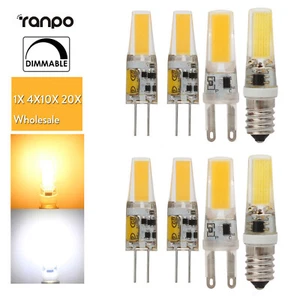 Dimmable 9W 6W G4 G9 Light Bulbs Cob Led 12V Cool White 220V Leds Home-Appliance - Picture 1 of 19