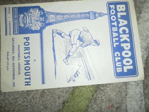 1957/8 DIV 1 BLACKPOOL V PORTSMOUTH A - Picture 1 of 1