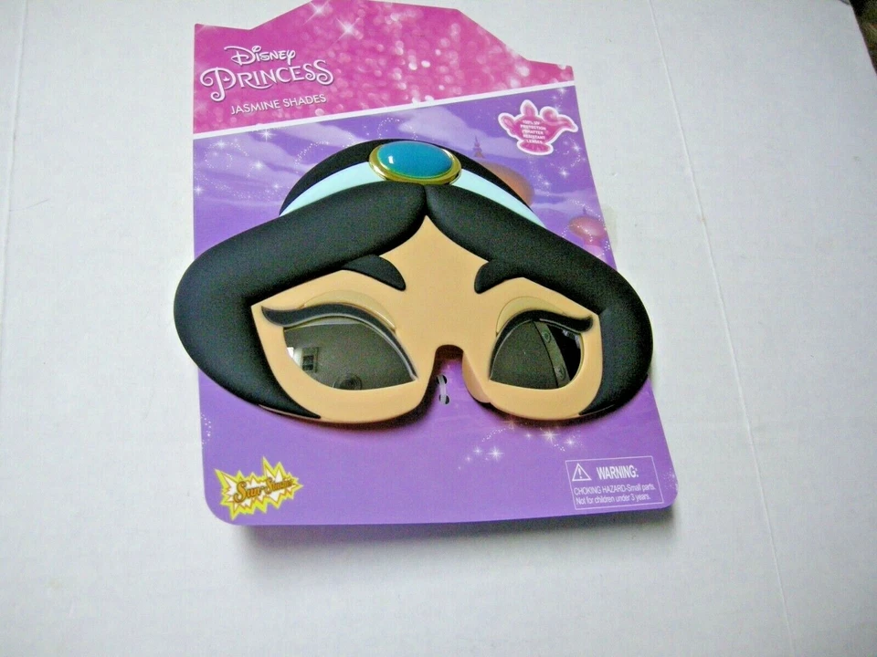 Disney Princess Jasmine Shades By Sun Staches, Mask With Sunglasses, Brand New - Image 1 of 1