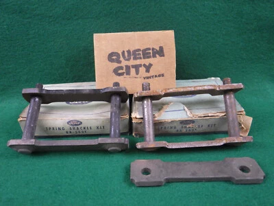 NOS Ford 1949 1950 Rear Spring Shackle Kits PAIR Custom Customline Crestliner - Image 1 of 4
