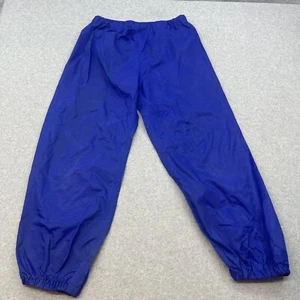 VINTAGE REI Waterproof Pants Youth XL 16/18 Blue Taped Seams Repaired Made USA - Picture 1 of 13