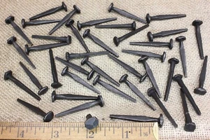 1 1/2" Rosehead 40 nails square wrought iron vintage rustic Decorative historic - Picture 1 of 11