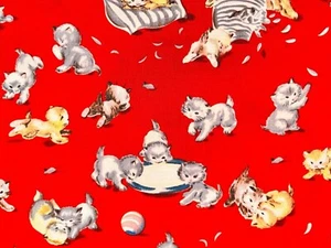 "Pillow Purrfect" fabric - Michael Miller Fabrics - Picture 1 of 7