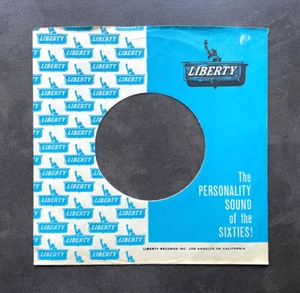 LIBERTY - Firmenlochcover/ Company Sleeve - US Original - Picture 1 of 1