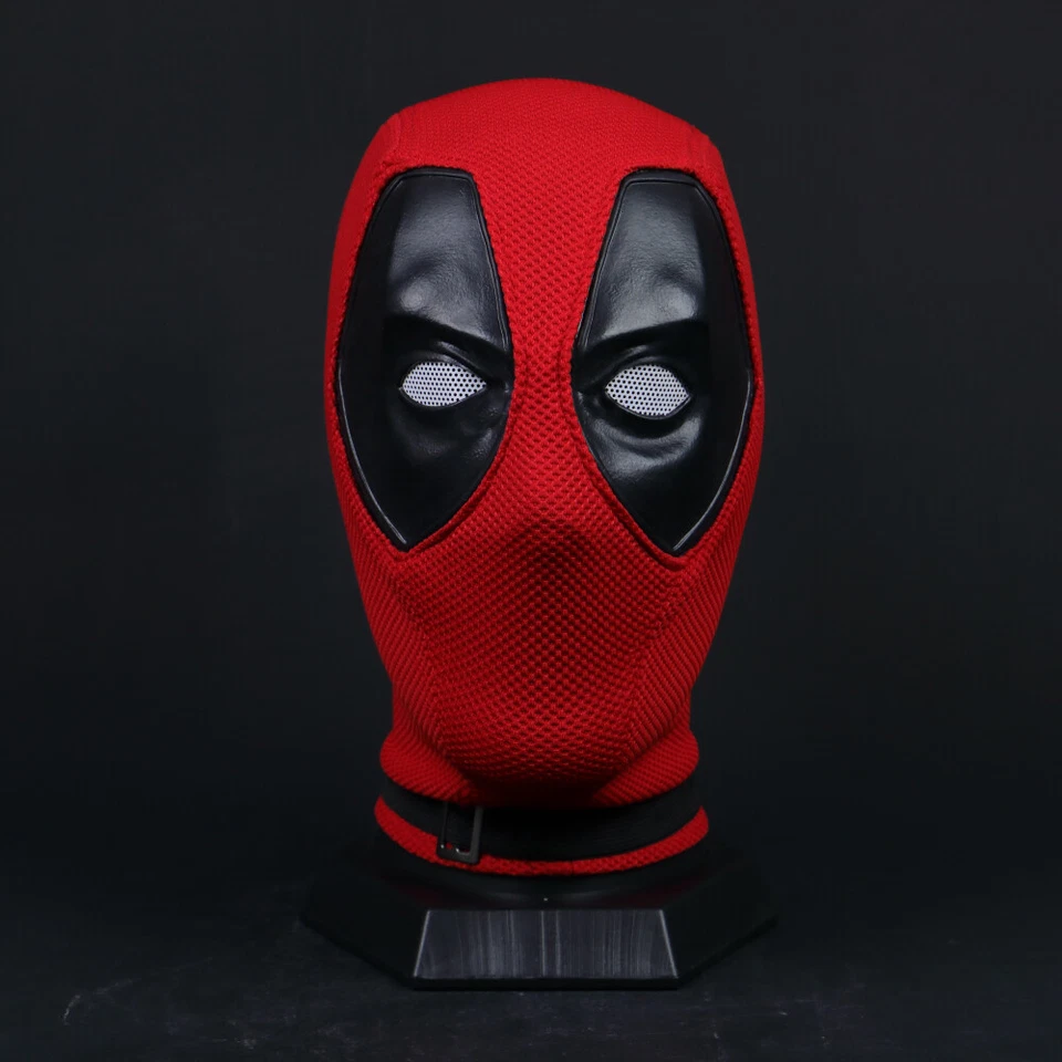 Cosplay Deluxe Deadpool Full Face Mask Breathable knitted Helmet Halloween Prop - Image 1 of 4