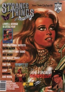 Strange Things 07/1988 Jane Fonda Bruce Lee Nirvana Little Feat Kathy Acker Rare - Picture 1 of 3