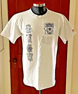 Vintage 90s Dallas Cowboys T-Shirt XL Embroidered Gray Nutmeg Mills USA NFL - Picture 1 of 9